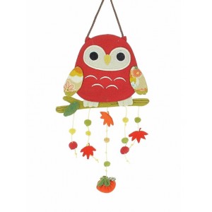 Mobile japonais - Hibou rouge