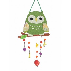 Mobile japonais - Hibou vert