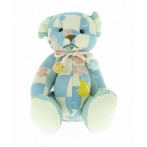 Petit ours en chirimen, Bleu