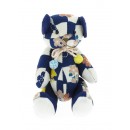 Petit ours en chirimen, Bleu