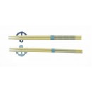 Set 2 paires de baguettes et 2 porte-baguettes - Ancres