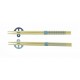 Set 2 paires de baguettes et 2 porte-baguettes - Ancres