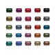 Bagues Aluminium, 25 couleurs au choix