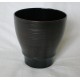 Paire de verres assortis en bois laqué - Rouge et Noir