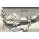 Ukiyoe - Xylographie "Paysage d'hiver"