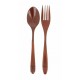 Cuillère à soupe en bois laqué rouge (3 couleurs)