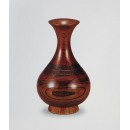 Vase en bois rond effil&eacute;