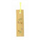 Marque-page décoré, en bois laqué, Sakura