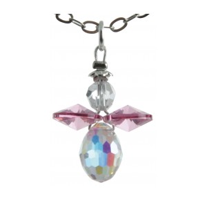 Pendentif Ange Gardien, Cristaux Swarovski