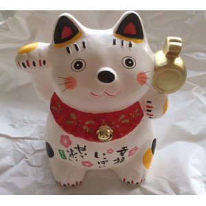 Tirelire Manekineko (céramique)