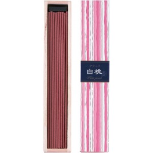 Encens P&ecirc;che 40 b&acirc;tonnets et porte-encens