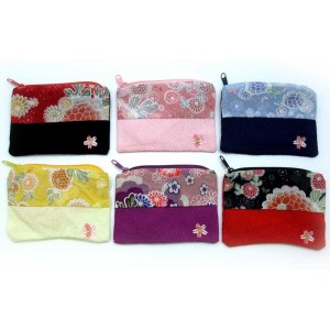 Mini pochette en tissu japonais