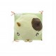 Chat en céramique, sur coussin