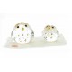 Couple de Hiboux en verre