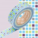 Masking Tape Tile Bleu
