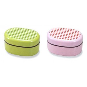 Bento carreaux rose ou vert