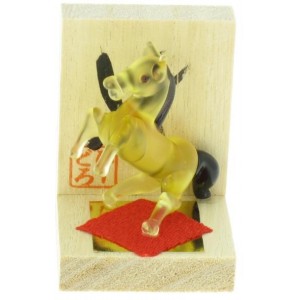 Figurine en verre - Signe Zodiaque Chinois - Le Cheval