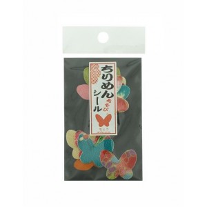 Stickers en Chirimen - Papillons