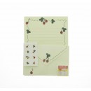 Papier à Lettre et Enveloppes - Fraises