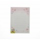Papier à Lettre et Enveloppes - Fleurs roses