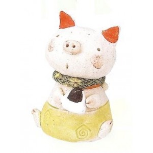 Cochon en céramique