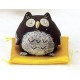 Hibou porte-bonheur en céramique