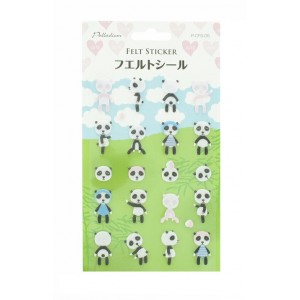 Stickers en feutrine "Panda"