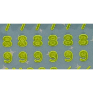 Stickers Fluos "Chiffres"