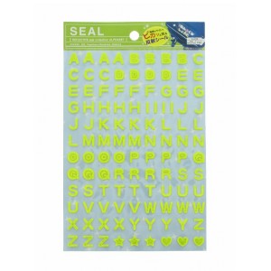 Stickers Fluos "Alphabet"