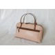Sac à main en cuir, intérieur en chirimen