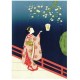 Ukiyoe - Xylographie "Jeune femme sous le prunier en fleurs"